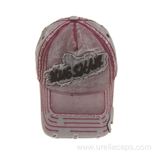 Washed baseball cap with bottle opener